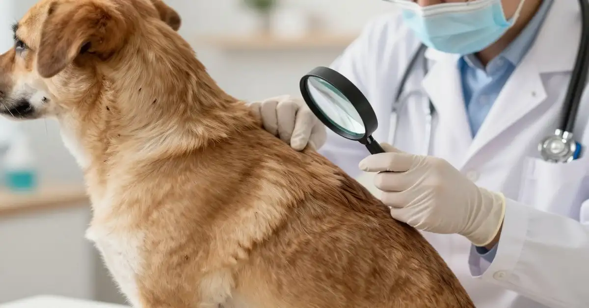 embedded fully ticks on dogs