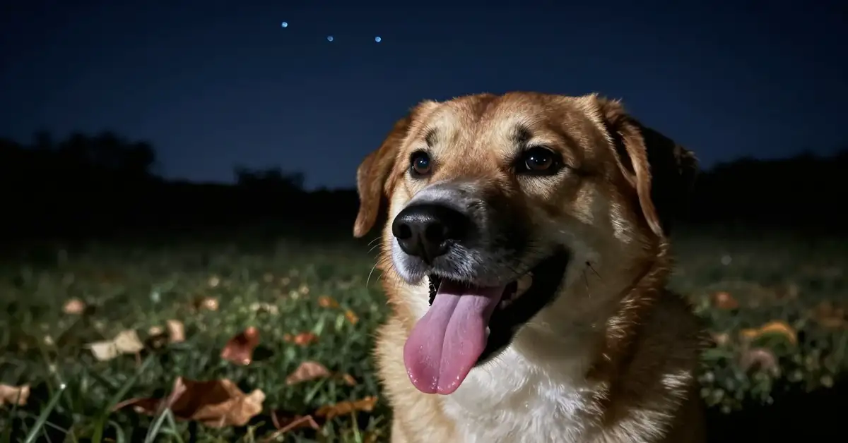 why is my dog panting at night